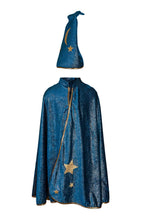 Load image into Gallery viewer, Starry Night Wizard Cape & Hat
