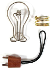 Load image into Gallery viewer, Metal Light Bulb Brainteaser