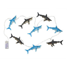 Load image into Gallery viewer, Shark Light Up Garland in Gift Box Includes 8 Sharks