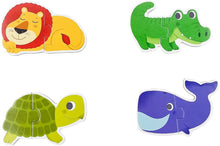 Load image into Gallery viewer, Animals Puzzle Duo