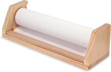 Load image into Gallery viewer, Wooden Tabletop Paper Roll Dispenser