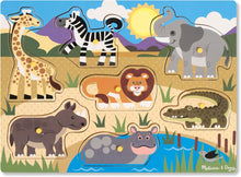 Load image into Gallery viewer, Safari Peg Puzzle