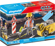 Load image into Gallery viewer, Playmobil Construction Worker Gift Set