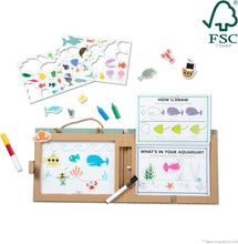 Load image into Gallery viewer, Play, Draw, Create Reusable Drawing & Magnet Kit – Ocean