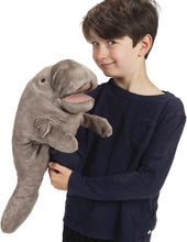 Load image into Gallery viewer, Manatee Hand Puppet