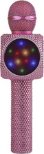 Load image into Gallery viewer, Bluetooth Karaoke Microphone and Speaker All-in-One (Pink Bling)
