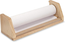 Load image into Gallery viewer, Wooden Tabletop Paper Roll Dispenser