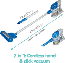 Load image into Gallery viewer, Tidy Vacuum Duo, 2-in-1 Stick and Handheld Toy Vacuum