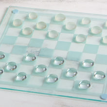 Load image into Gallery viewer, Glass Chess and Checkers Set