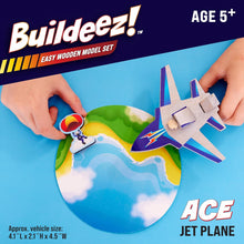 Load image into Gallery viewer, Buildeez! Easy Wooden Model Set: Jet Plane Ace