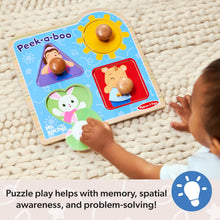 Load image into Gallery viewer, Ms. Rachel™ Wooden Peek-a-Boo Jumbo Peg