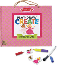 Load image into Gallery viewer, Play, Draw, Create Reusable Drawing & Magnet Kit – Princesses