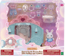 Load image into Gallery viewer, Calico Critters Style & Sparkle Dressing Room