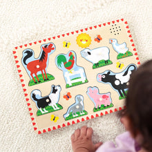 Load image into Gallery viewer, Farm Animals Sound Puzzle