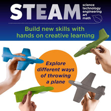 Load image into Gallery viewer, Stunt Squadron Foam Fliers: Makes 3 Airplane Toys