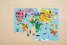 Load image into Gallery viewer, Map of The World – 78 Piece Geography Puzzle