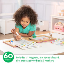 Load image into Gallery viewer, Play, Draw, Create Reusable Drawing & Magnet Kit – Princesses