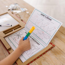 Load image into Gallery viewer, Play, Draw, Create Reusable Drawing & Magnet Kit – Dinosaurs