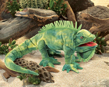 Load image into Gallery viewer, Iguana Hand Puppet