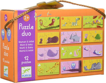 Load image into Gallery viewer, Mom and Baby Puzzle Duo