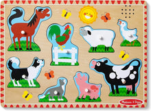 Load image into Gallery viewer, Farm Animals Sound Puzzle