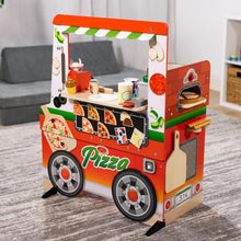 Load image into Gallery viewer, Wooden Pizza Food Truck Activity Center