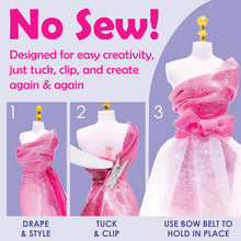 Load image into Gallery viewer, Designed by You Glam Studio: Girls' Fashion Designer Craft Kit