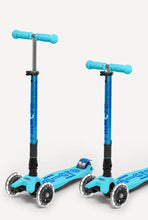 Load image into Gallery viewer, Micro Maxi Foldable LED Scooter (Bright Blue)