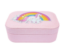Load image into Gallery viewer, Pretty Precious Unicorn Jewelry Box in Pink