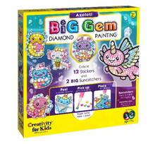 Load image into Gallery viewer, Axolotl Big Gem Diamond Painting Kit