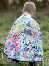 Load image into Gallery viewer, Colour-A-Cape Spider Super Hero