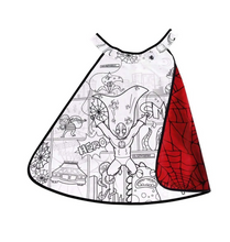 Load image into Gallery viewer, Colour-A-Cape Spider Super Hero