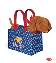 Load image into Gallery viewer, Genevieve the Dog in Madeline Tote Bag
