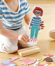 Load image into Gallery viewer, Magnetic Seasons Dress Up Wooden Puzzle