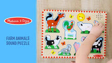 Load image into Gallery viewer, Farm Animals Sound Puzzle