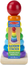 Load image into Gallery viewer, Rainbow Stacker Wooden Ring