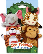 Load image into Gallery viewer, Hand Puppets: Zoo Friends