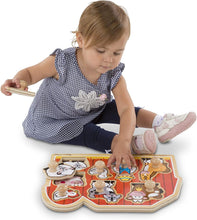 Load image into Gallery viewer, Farm Animals Jumbo Knob Wooden Puzzle