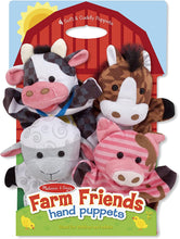 Load image into Gallery viewer, Farm Friends Hand Puppets