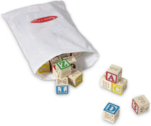 Load image into Gallery viewer, Deluxe ABC/123 Blocks Set With Storage Pouch