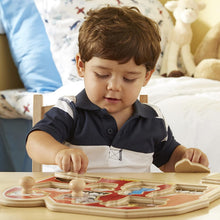 Load image into Gallery viewer, Farm Animals Jumbo Knob Wooden Puzzle