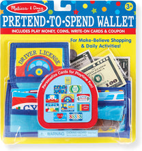 Load image into Gallery viewer, Pretend-to-Spend Toy Wallet