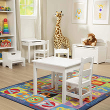 Load image into Gallery viewer, Wooden Table & Chairs 3-Piece Set