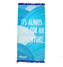 Load image into Gallery viewer, Blue Currents Beach Towel
