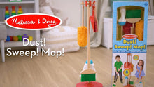 Load image into Gallery viewer, Dust! Sweep! Mop! 6-Piece Pretend Play Set