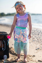 Load image into Gallery viewer, Bling Bling Mermaid Skirt &amp; Hairclip Set (Mint)
