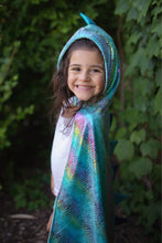 Load image into Gallery viewer, Reversible Unicorn Dragon Cape
