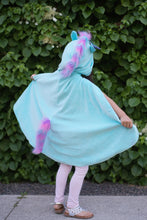 Load image into Gallery viewer, Reversible Unicorn Dragon Cape
