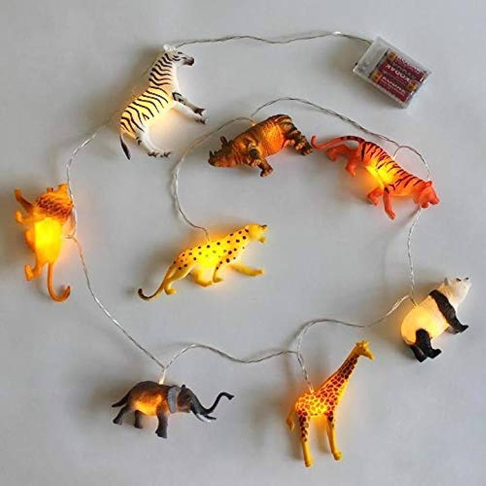 Safari Animal LED String Lights