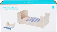 Load image into Gallery viewer, Sleep Tight Wooden Play Sleigh Bed with Pillow and Blanket
